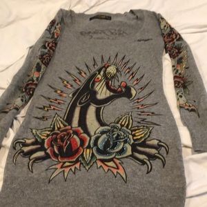 Ed Hardy by Christian Audigier Women’s M dress/tee